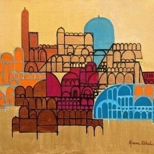 An art by Miriam Libhaber: Jerusalem 2