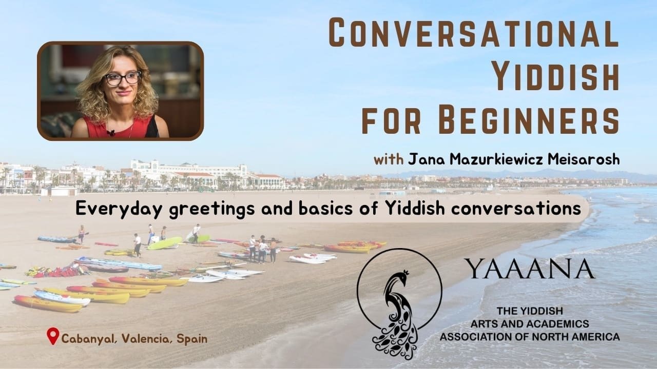 conv-yiddish-spain Conversational Yiddish for beginners - poster