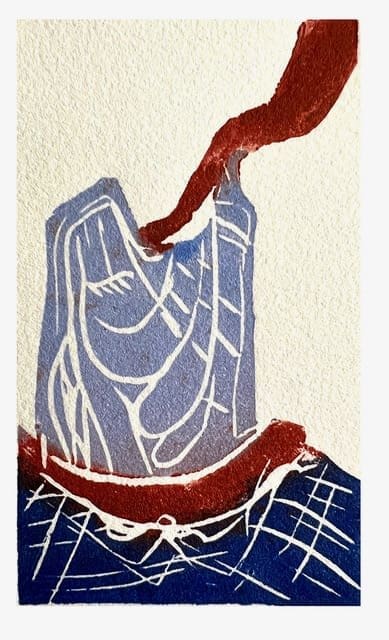 Tekia by Miriam Libhaber Miriam Libhaber Painting - Tekia
