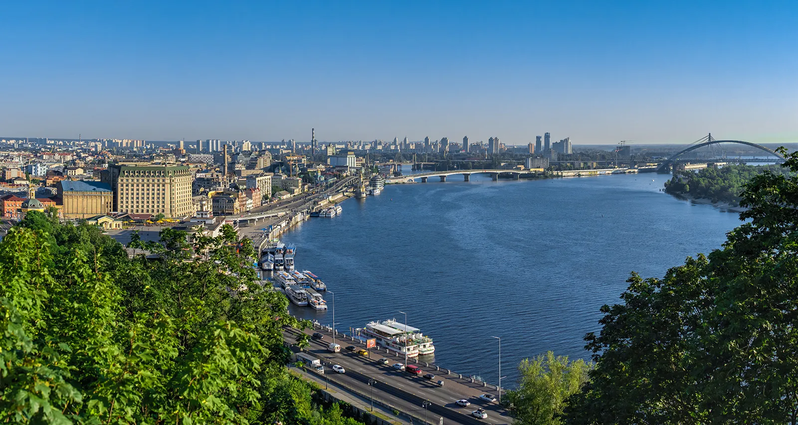Dnipro river banks Dnipro river banks